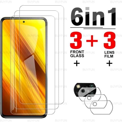 Camera Screen Protector For Xiaomi Poco X3 Full Cover HD Safety Tempered Glass for poco poko pocophone x3 m3 pro f3 x3nfc x3gt