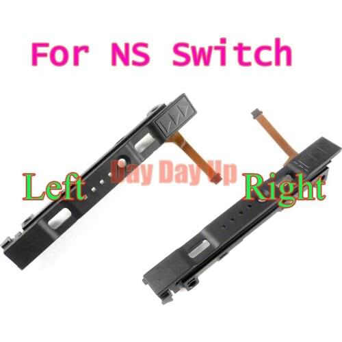 1pcs For NS Switch original Used Joy Con Parts L R Switch Middle Button Holder Left Right Handle track Slider Flex Cable Strip