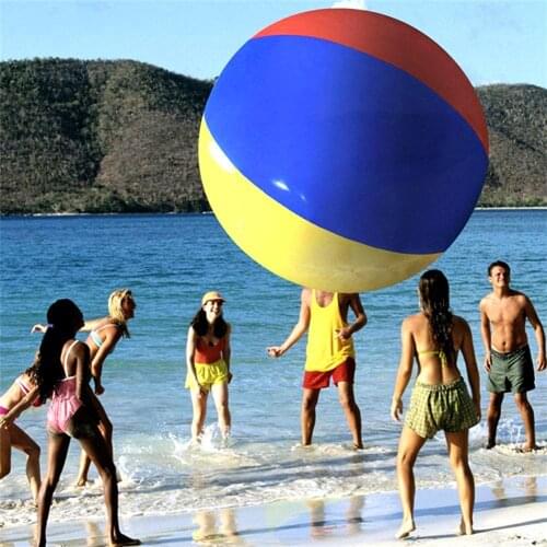 100/150cm Inflatable Pool Beach Sport Ball Football Soccer Outdoor Party Kid Toy