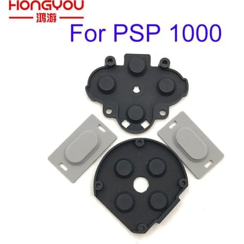20Pcs for Sony PSP 1000 / PSP FAT D Pads Rubber Conductive R L button repair part Game Console Replacement