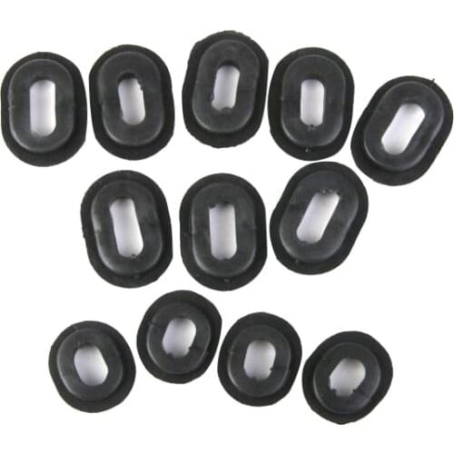 24 Pieces Motorcycle Rubber Grommet Single Side Panel Fairing Washer for Honda CG125