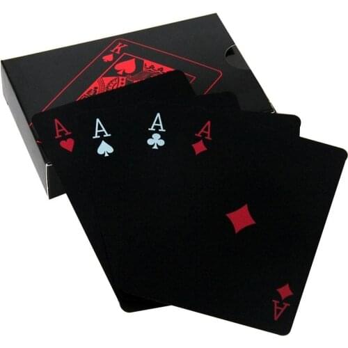 54Pcs/Set Waterproof Poker Creative PVC Poker Table Game Playing Cards Magic Trick Party Favor For Fun