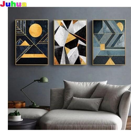 Abstract Geometry diy Diamond Painting Full Square Round drill Mosaic diamond embroidery Luxury Minimalist picture nordic art