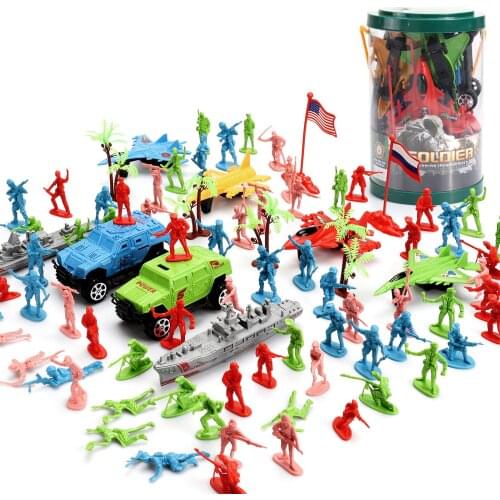 Army Men Modern Warfare USA VS Russia Action Figures- 96 Pieces, &Tanks Planes Armored vehicles- Military Toy Soldiers and Artil