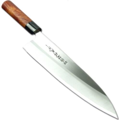 Free Shipping High Quality Professional Fish Knife Japanese Style Lancet Sashimi Sushi Salmon Beef Knife Cooking Cleaver Knives