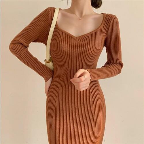 Fashionable Knitted Dresses Croysier China