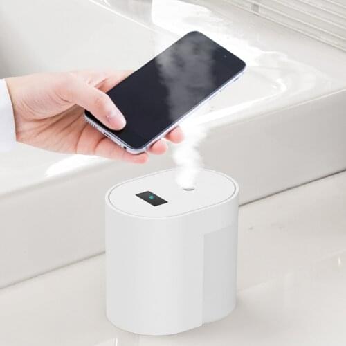 Automatic Touch Free Alcohol Sanitizer Spray Dispenser Desktop Hand Disinfectant Sterilizer Alcohol Sprayer For Bathroom Toilet