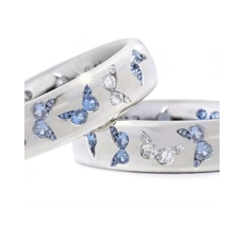 Elegant Colorful Fashionable Creative & Butterfly Rings, Womens Wedding Rings,Zirconia Multicolor, 2021 Fashion Jewelry