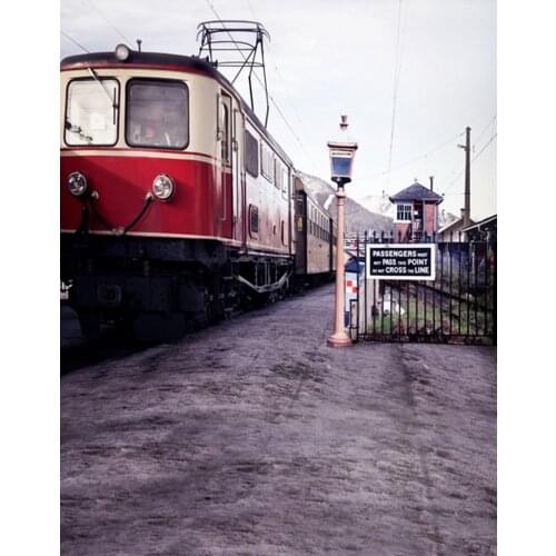 Train Photography Backdrops Photo Props Studio Background 5x7ft