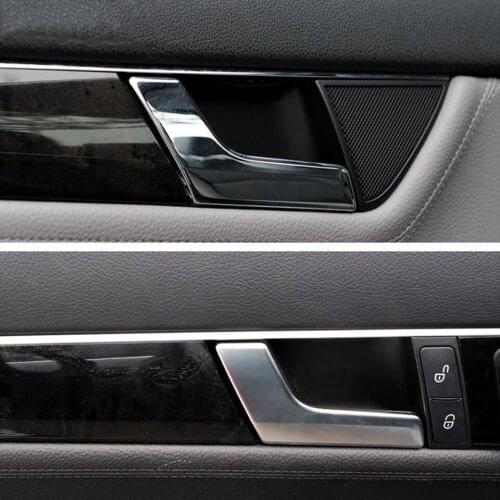 Matte/Chrome Silver For Mercedes-Benz W204 C250 C350 C400 C63 GLK250 GLK300 GLK350 Interior Door Handles Car Accessories