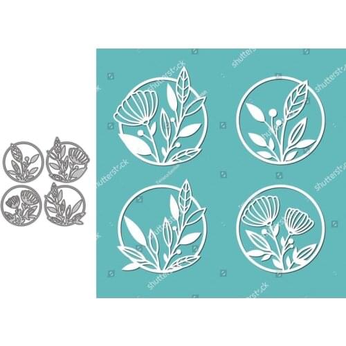 Metal Cutting Dies Plant for DIY Scrapbooking Album Paper Cards Decorative Crafts Embossing Die Cuts