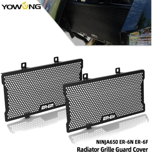 For Kawasaki Ninja 650 ER6N ER-6N ER 6N ER6F 2013 2014 2015 2016 Motorcycle Part Radiator Guard Protector Grille Grill Cover