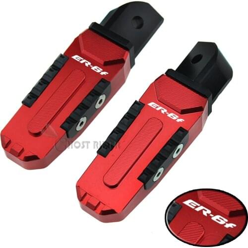 Motorcycle Passenger Footrests Rear Foot Pegs pedal for Kawasaki ER-6F ER6F 2009-2016 ER6 F 2015 2014 2013 2012 2011 2010