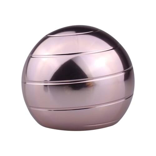 38mm Desktop Anti Stress Toy Aluminum Alloy Decompression Hypnosis Rotary Gyro Adult Fingertip Toy Round Metal Spinner Gift