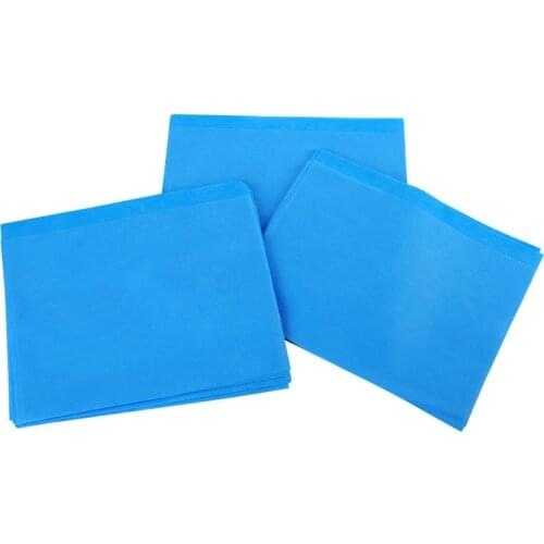 10pcs 100x200cm 80x200cm Disposable Surgical Sheet Blue Surgical Towel Surgical Drapes Non-woven Sterile Hole Sheet Free ship