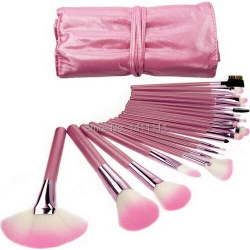 Wholesale DHL Free Shipping 22pcs in 1 Pro Foundation blush Eyeshadow Eyebrow brush Kabuki Makeup Brushes Set Kit MB73