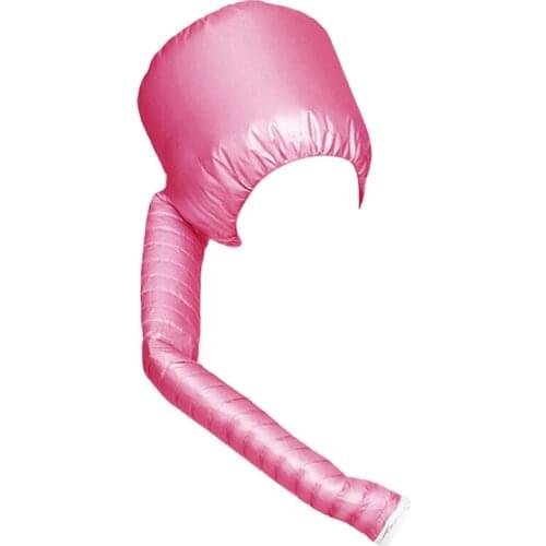 Portable Bonnet Hood Hair Dryer Attachment Adjustable Extra Large Hat with Extended Hose Headband Deep Conditioning Cap