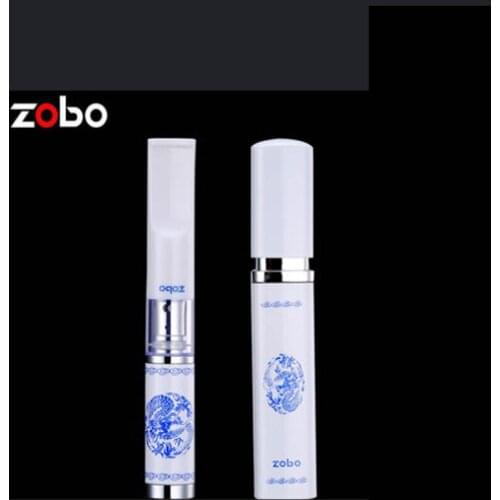 Portable Tobacco Pipe Gift Health Filter Smoke Mouthpiece Cleanable Reusable Cigarette Holder Filters Metal Smoking Pipes LFB237