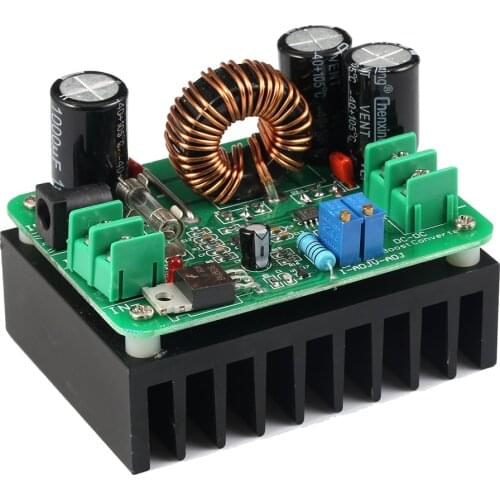 DC/DC Boost Converter 10-60V to 12-80V Step-up Voltage Regulator 600W Auto Power Supply Transformer Adjustable Output Voltage