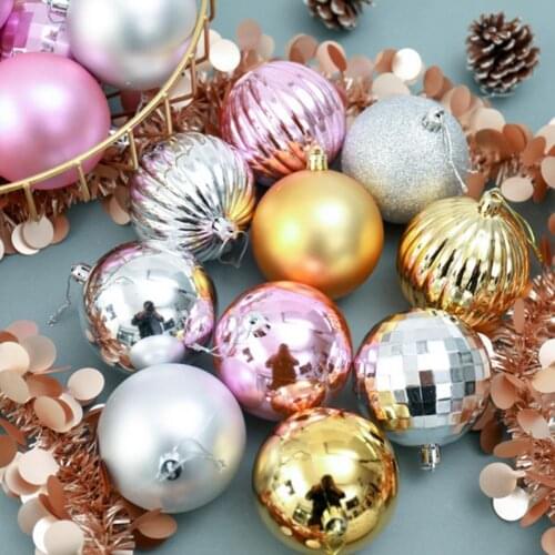 12pcs Christmas Xmas Tree Ball Bauble Hanging Balls Home Party Ornament Xmas Tree Decor Party Wedding Ornament Ball