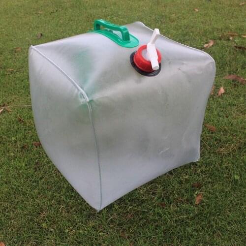 20L Folding Bucket, Transparent Kettle, Outdoor Use, Portable Camping Tools, Adventure/Leisure/Camping