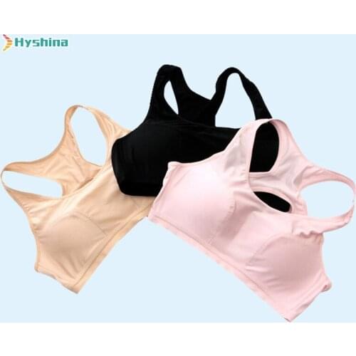 Vest Type Girl Running Sports Bra Without Steel Ring Running Micro Gathering Traceless Underwear