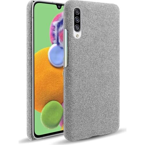 Cloth Cases For Samsung Galaxy A90 5G Case Slim Retro Cloth Hard Phone Cover for Samsung A90 5G A 90 SM-A908B 6.7'' Coque Capa