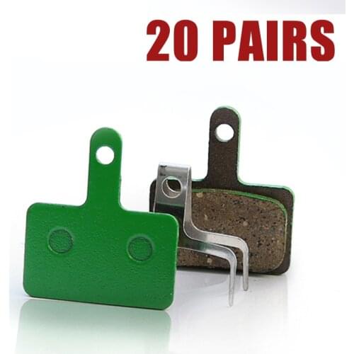 20 Pairs/Box Bicycle Disc Brake Pads Ceramics Green Pads For Shimano Deore BR-M515 For Tektro TRP Hylex Spyre MTB Bike Parts