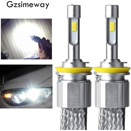 HIGH POWER 100W H7 H8 H9 Auto LED Headlight H1 H3 H4 H11 9005 HB3 6000K White Bulbs Replacement 9006 D2H 9012 HB4 Light Fog Lamp