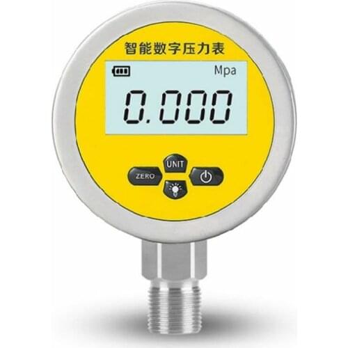 1pc Digital Hydraulic Pressure Gauge 0-60MPa 5 Units 3.15" Dial for Air Compressor