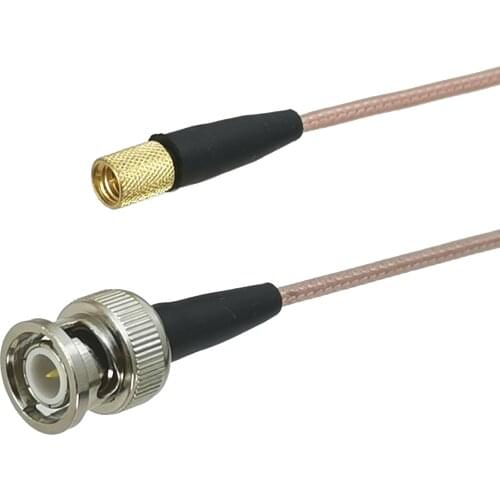 1Pcs RG316 Microdot L5 Male plug to BNC Q9 Male Plug Connector for Ultrasonic Flaw Detector High Quanlity Cable 20"~10M