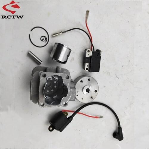 2-Stroke 4 Hole 26cc RC Marine Cylinder & Rotor Ignition Coil and Stator Set for Racing Boat ZENOAH G260 PUM Engine Parts