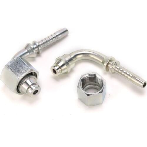 20591-22-08T 90 Degree Metric Female 24 Cone O-Ring H.T. Hydraulic Hose Fitting