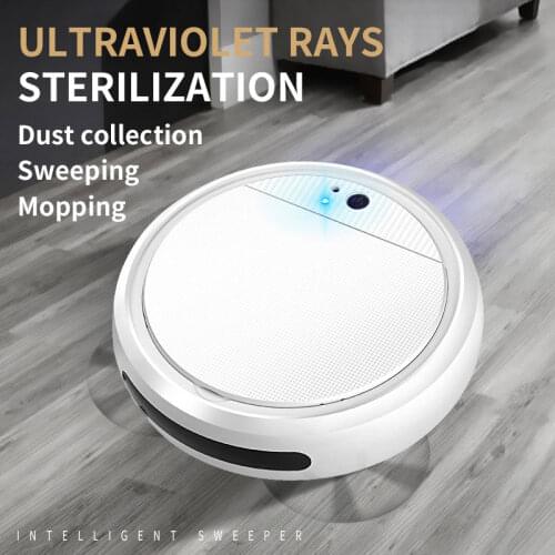 Automatic Robot 4-In-1 Smart Wireless Sweeping Vacuum Cleaner Dry Wet Cleaning Machine Charging Intelligent Vacuum Cleaner Home