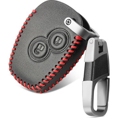 Genuine Leather Key Case For Renault Megane Modus Laguna Duster Logan DACIA Sandero Fluence Clio Kango for Niaan Almera for Opel
