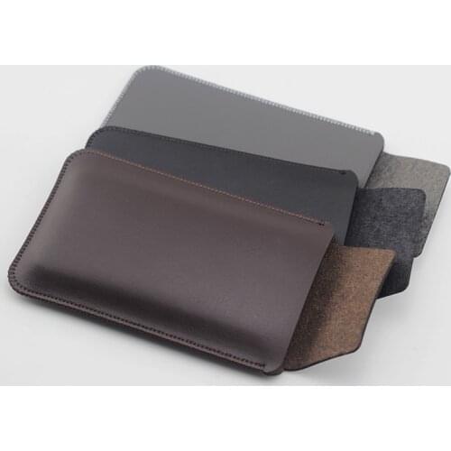 FSSOBOTLUN,For Apple iPhone 12 pro max/12 mini /11 pro/xs max/XR/Se2 Microfiber Leather Pouch Sleeve Cover Protective Case Bag