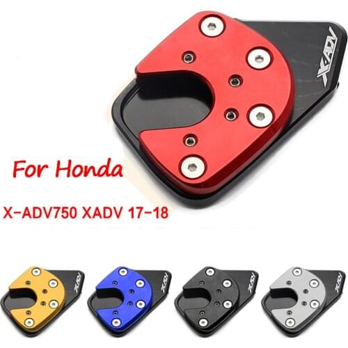 For HONDA X-ADV 750 XADV750 2017-2018 Motorcycle Kickstand Foot Side Stand Extension Enlarge Pad Support Plate