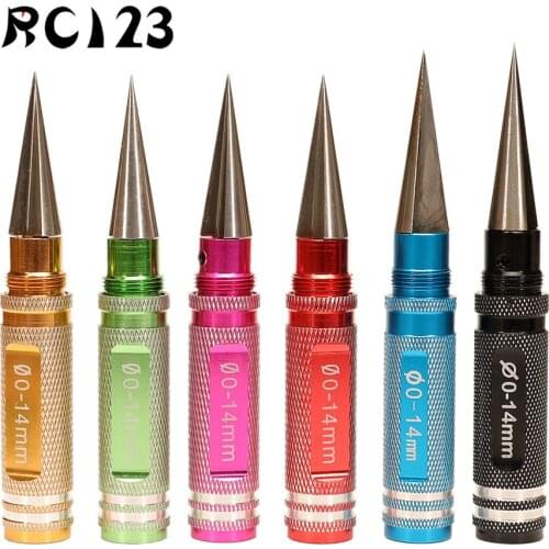 0-14mm Hole Puncher Titanium Handle Reamer Shell Reamer Drills For RC Model Repairing Soldering Tools NEW ENRON