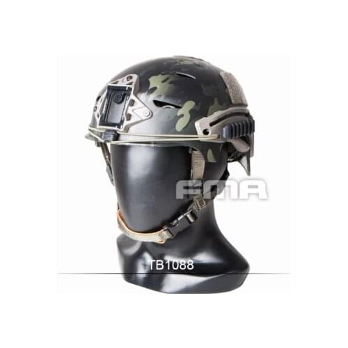 FMA TB1088 MIC EX BUMP Helmet MultiCam And Climbing Mountaineering Black (M/L)