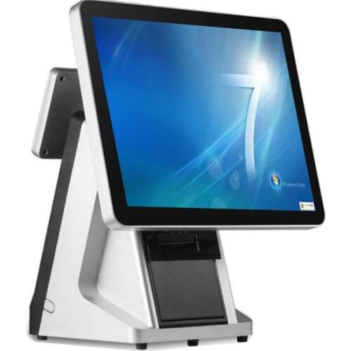 Cash Register high quality printer 58mm VFD touch screen 15 inch screen POS machine for supermarket POS terminal