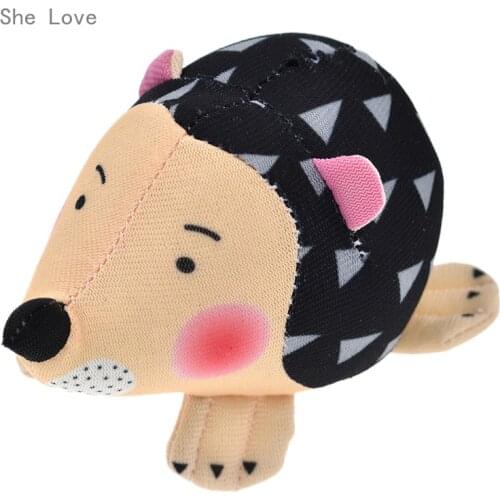 Chzimade Cute Pin Cushion Hedgehog Shape Soft Fabric Round Pins Quilting Holder DIY Stitch Needlework Accessory