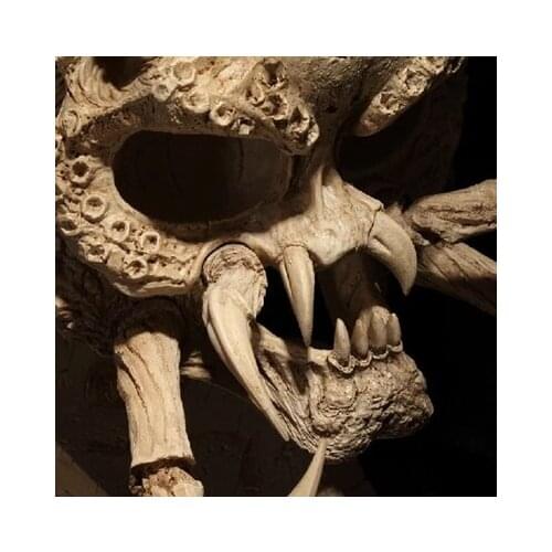 Jagged Warrior Skull Model 1:1 Alien vs Predator 33*20cm free shipping
