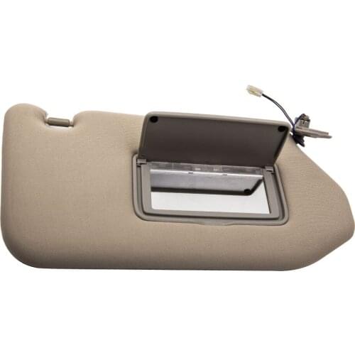 Passenger Right Side Sun Visor w/ Light for Nissan Pathfinder Platinum 2013-2018