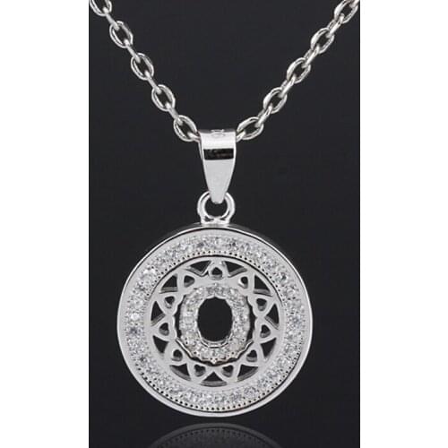 Letter Pendant Necklace 925 Silver Alphabet 26 Letters O Pendant Necklaces Choker for Women Trendy Jewelry