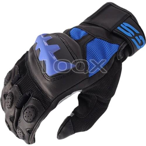 Blue GS Gloves For BMW Motorbike Street Moto Riding Motorcycle Men Woman Unisex Glove
