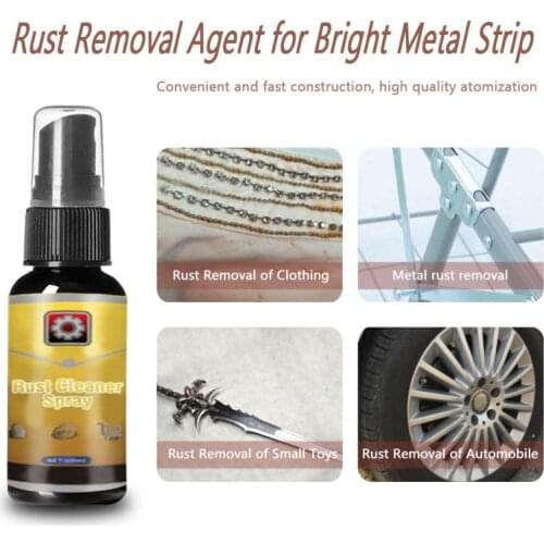 30ML Multi-Purpose Rust Cleaner Spray Derusting Car Maintenance Cleaning Rust Remover Inhibitor Home Item Maintenance Tool