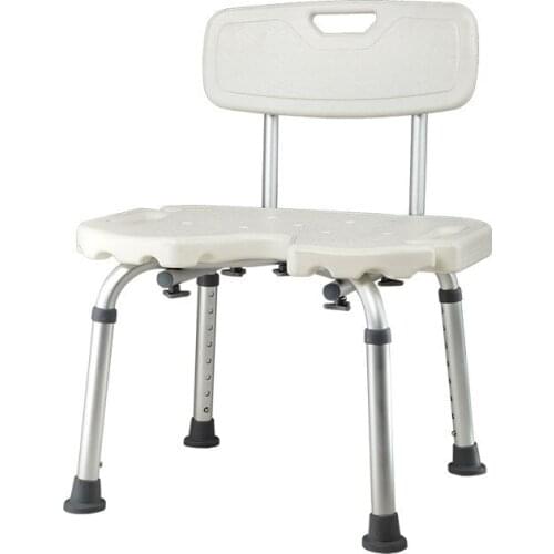 Bathing chair for the elderly with armrest and backrest Bathing stool for pregnant women Anti-skid Bathing chair
