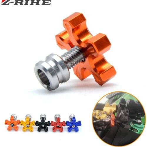 Universal Motorcycle CNC Aluminum M8*1.25 Clutch Cable Wire Adjuster For Kawasaki z800 1000 z750 Honda CBR 1000 125 ABS