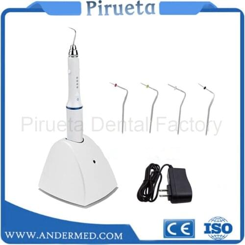 Dental Charging Hot Melt Filling System Dental Cordless Teether Percha Obturation System Endo Heated Pen with 4 tips
