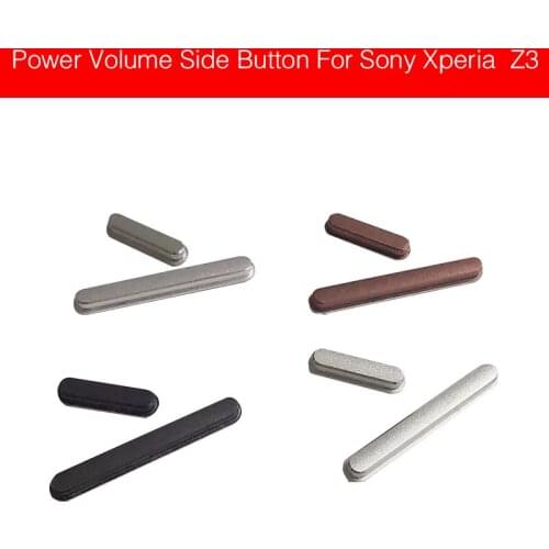 1 Set Volume Power Keypad Side Button For Sony Xperia Z3 On/off Power Volume Switch Side Button Replacement Repair Parts
